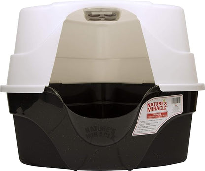 Nature's Miracle Advanced Hooded Corner Litter Box - Image 2