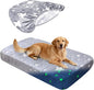Flannel Waterproof Dog Bed Covers Replacement Washable, Elastic Edged Dog Bed by Hoopttay