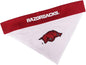 Pets First Collegiate Pet Accessories, Reversible Bandana, Arkansas Razorbacks by PETSFIRST