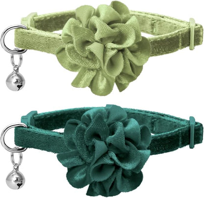 azuza 2 Pack Cat Collar Floral - Image 7