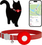Cat GPS Tracker for Cats, Waterproof Pet GPS Tracker, Compatible by HONGTOPH