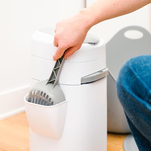 Litter Genie Style Pail Cat Litter Box Waste Disposal System - Image 8