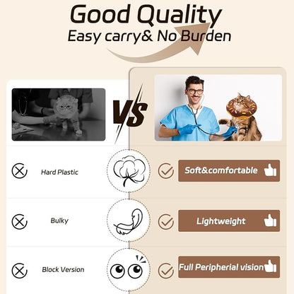 Cat Cone Collar Soft, Adjustable Cat Recovery Collar - Image 5