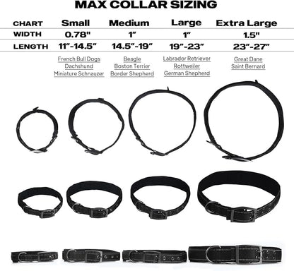 PetiFine Dog Collar for Large Dogs, Neoprene Padded and Adjustable, Reflective - Image 5