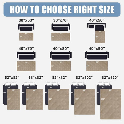 Smiry Waterproof Dog Bed Cover Blanket 68x82, Soft Reversible Pet Blanket - Image 6