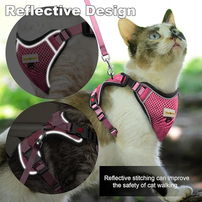 Cat Harness and Leash for Walking, Retractable Cat Harnesses and Leash Set - Image 3