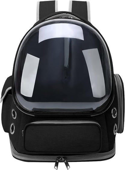 Cat Backpack Carrier for Cats and Small Dogs, Breathable Cat Bubble Backpack by GixDix