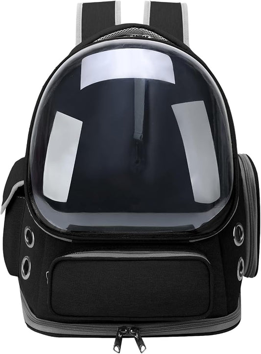 Cat Backpack Carrier for Cats and Small Dogs, Breathable Cat Bubble Backpack by GixDix