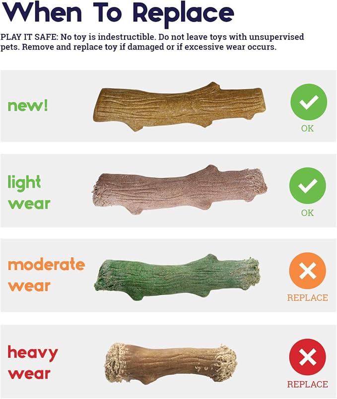 Petstages Outward Hound Super Dogwood Durable Dog Chew Toy, Large - Image 6