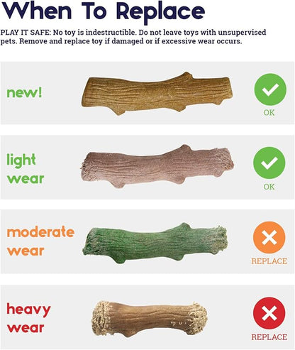 Petstages Outward Hound Super Dogwood Durable Dog Chew Toy, Large - Image 6