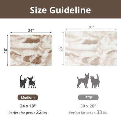 Self Warming Cat Bed, Non-Slip Heated Dog Mat Thermal Blanket - Image 5