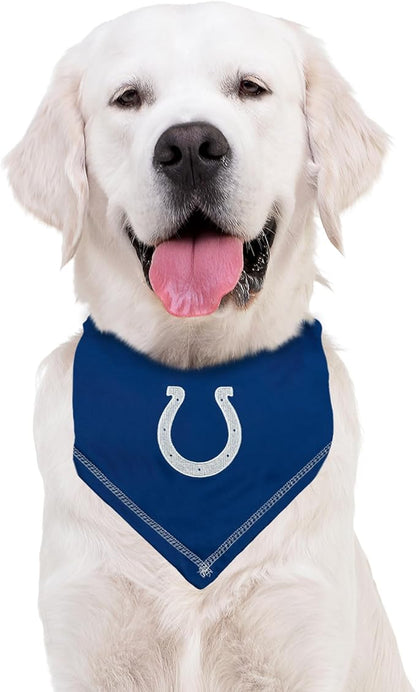 Pets First NFL Indianapolis Colts TIE Bandana, Large/X-Large. Dog Bandana Scarf - Image 5