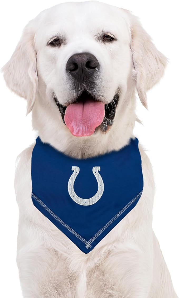 Pets First NFL Indianapolis Colts TIE Bandana, Small/Medium. Dog Bandana Scarf - Image 5