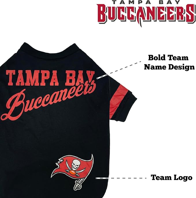 Pets First Tampa Bay Buccaneers Dog & Cat T-Shirt - Image 5