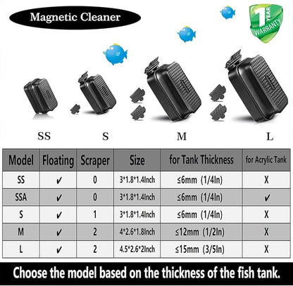 Carefree Fish Aquarium Super Strong Magnetic Cleaner - Image 9