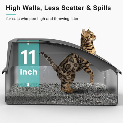Stainless Steel Litter Box | XL Enclosed Cat Litter Boxs - Image 3
