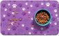 Dog Food Mat, Absorbent Water Bowl Mats Cat Pet Feeding Placemats 17 * 30 inch by Zoeeya