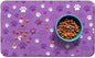 Dog Food Mat, Absorbent Water Bowl Mats Cat Pet Feeding Placemats 12 * 20 inch by Zoeeya