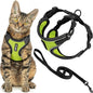 Voyager Escape-Proof Step-in Lock Cat Harness & 5ft Neoprene-Handle Leash Set by BestPetSuppliesLLC