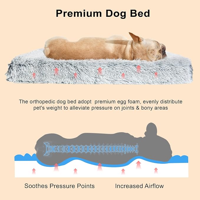 Fluffy Orthopedic Dog Beds for Medium Dogs - Image 4