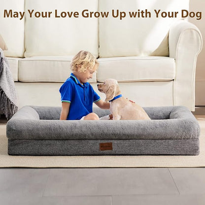BFPETHOME Orthopedic Dog Beds for Extra Large Dogs, Washable Large Pet - Image 3