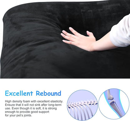 Magic Dog Super Soft Extra Large Dog Bed, 47 Inches Jumbo Orthopedic Foam Pet - Image 2