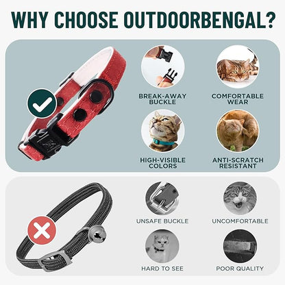 OutdoorBengal Black Breakaway Kitten Collar - Image 3