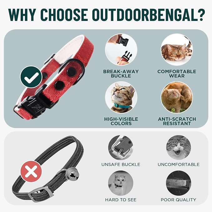 OutdoorBengal Durable Cat Collar Breakaway - Image 3