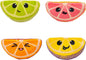 Catstages Dental Fruit Wedges 4 Pk, Soft and Textured Catnip Chew Toys That by Catstages