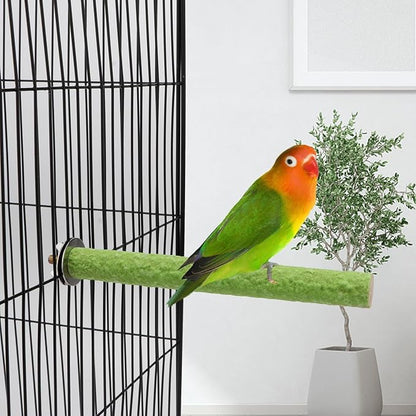 Hypeety Bird Cage Perch Stand Wooden Paw Grinding Toy Chew Toys - Image 7