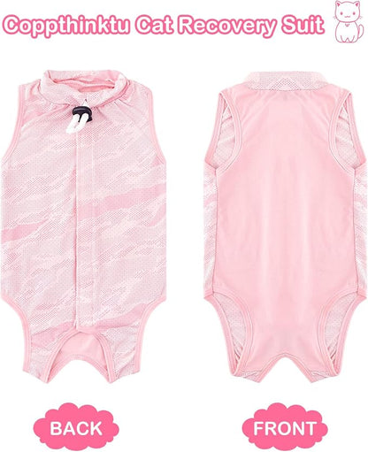 Coppthinktu Cat Recovery Suit Cat Onesie - Image 6
