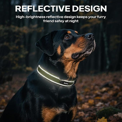 PetiFine Dog Collars for Small Dogs, Neoprene Padded Dog Collar, Reflective - Image 5