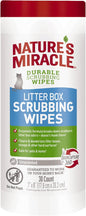 Nature’s Miracle Litter Box Scrubbing Wipes 30Ct by NaturesMiracle
