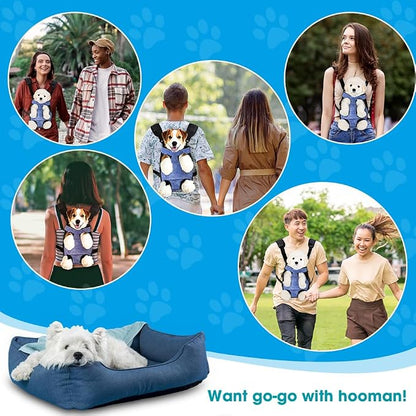 Dog Backpack Carrier, Front Pocket - Image 7