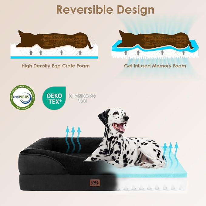 EHEYCIGA Orthopedic XXL Dog Bed - Image 2