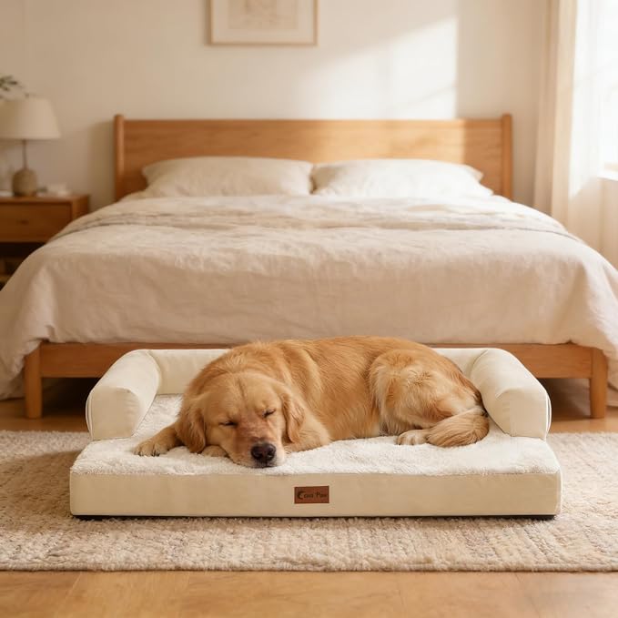 Orthopedic XXL Dog Beds, Waterproof Egg Crate Foam Big Pet Bed - Image 9
