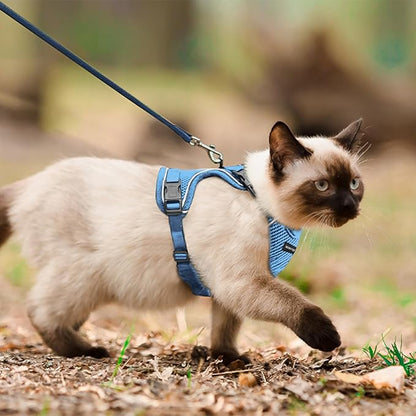 Cat Harness and Leash Set for Walking Escape Proof, Improved Four Place - Image 5