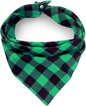 Christmas Plaid Dog Bandana by ZIRVYIR