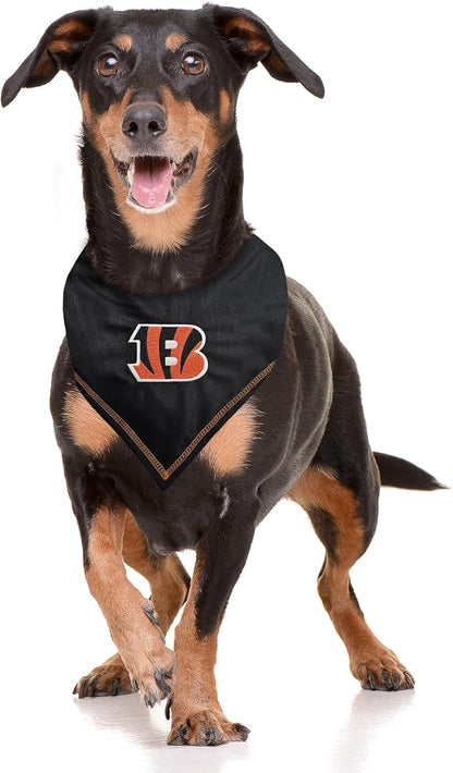 Pets First NFL Cincinnati Bengals TIE Bandana, Large/X-Large. Dog Bandana Scarf - Image 6