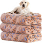 Rezutan 1 Pack 3 Blankets for Dogs, Dog Blanket for Small Pet Cat, Premium Soft by Rezutan