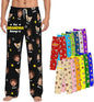 Custom Pajamas Pants Plaid Personalized Funny PJ Pant Design by YourCustomGiftsChoice