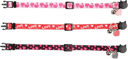 3 Pack Valentine's Day Cat Collar - Image 3