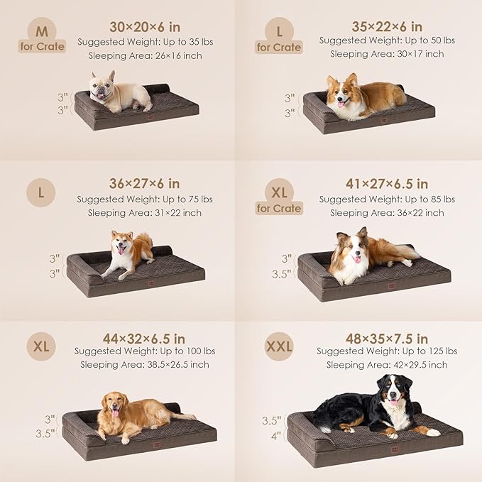 EHEYCIGA XXL Dog Bed Memory Foam, Orthopedic Giant Dog Bed Jumbo - Image 2