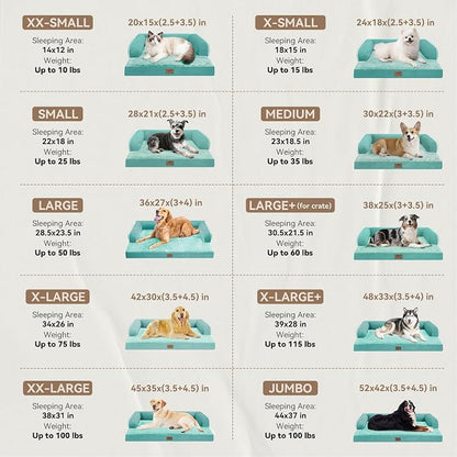 Large Dog Bed Orthopedic Washable, Orthopedic Dogs Bed - Image 2