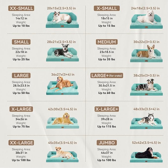 Orthopedic Large Dog Bed Washable: Large Size Dog Beds - Image 2
