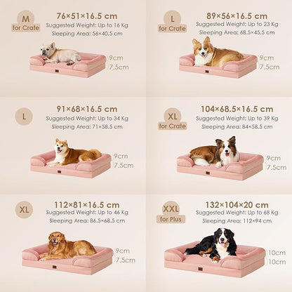 EHEYCIGA Orthopedic Dog Beds for Extra Large Dogs, Waterproof Memory Foam XL - Image 5