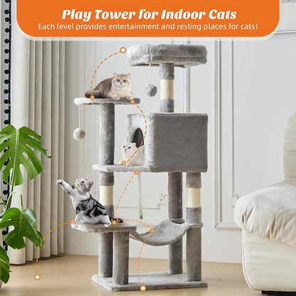 Cat Tree Tower 44 Inch, Small Cat Tower - Image 5