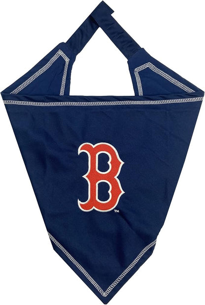 Pets First MLB Boston RED SOX TIE Bandana, Large/X-Large. Dog Bandana Scarf Bib by PETSFIRST