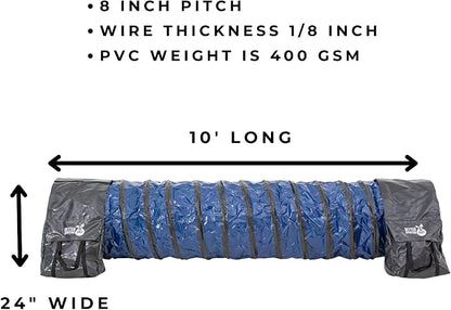 Better Sporting Dogs 10 Foot Heavy Duty PVC Tunnel - Image 2