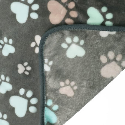 Luciphia 1 Pack 3 Blankets Fluffy Premium Fleece Pet Blanket Flannel Paw - Image 7